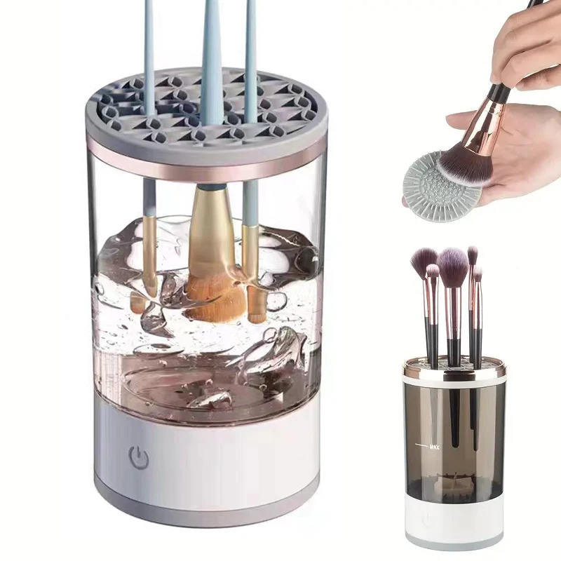 Beauty Makeup Eyeshadow - Automatic Electric Makeup Brush Cleaner USB