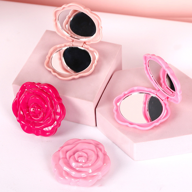 Beauty Flower Makeup - (BF06)1PC Portable Retro Rose Flower Mini