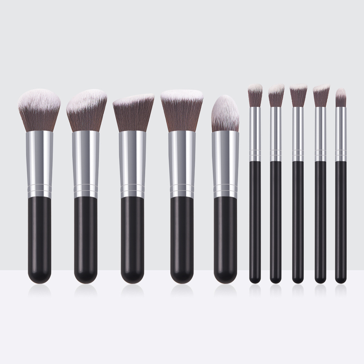 Huda Beauty Makeup Brush Set - 10PCs Minin Makeup Brush Set Cosmetict