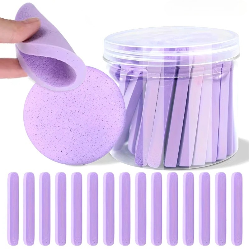 Kiss Beauty Makeup Remover - Compress Face Wash Puff with Storage