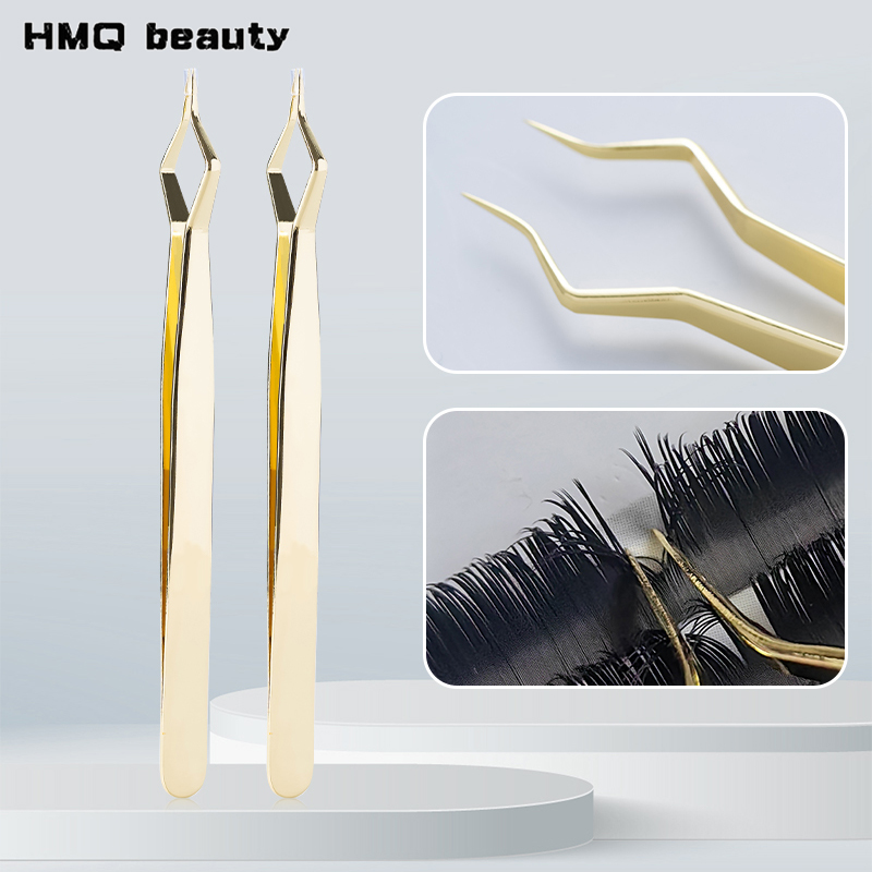 Beauty Makeup Tips - New Design Lash Extension Tweezers Stainless