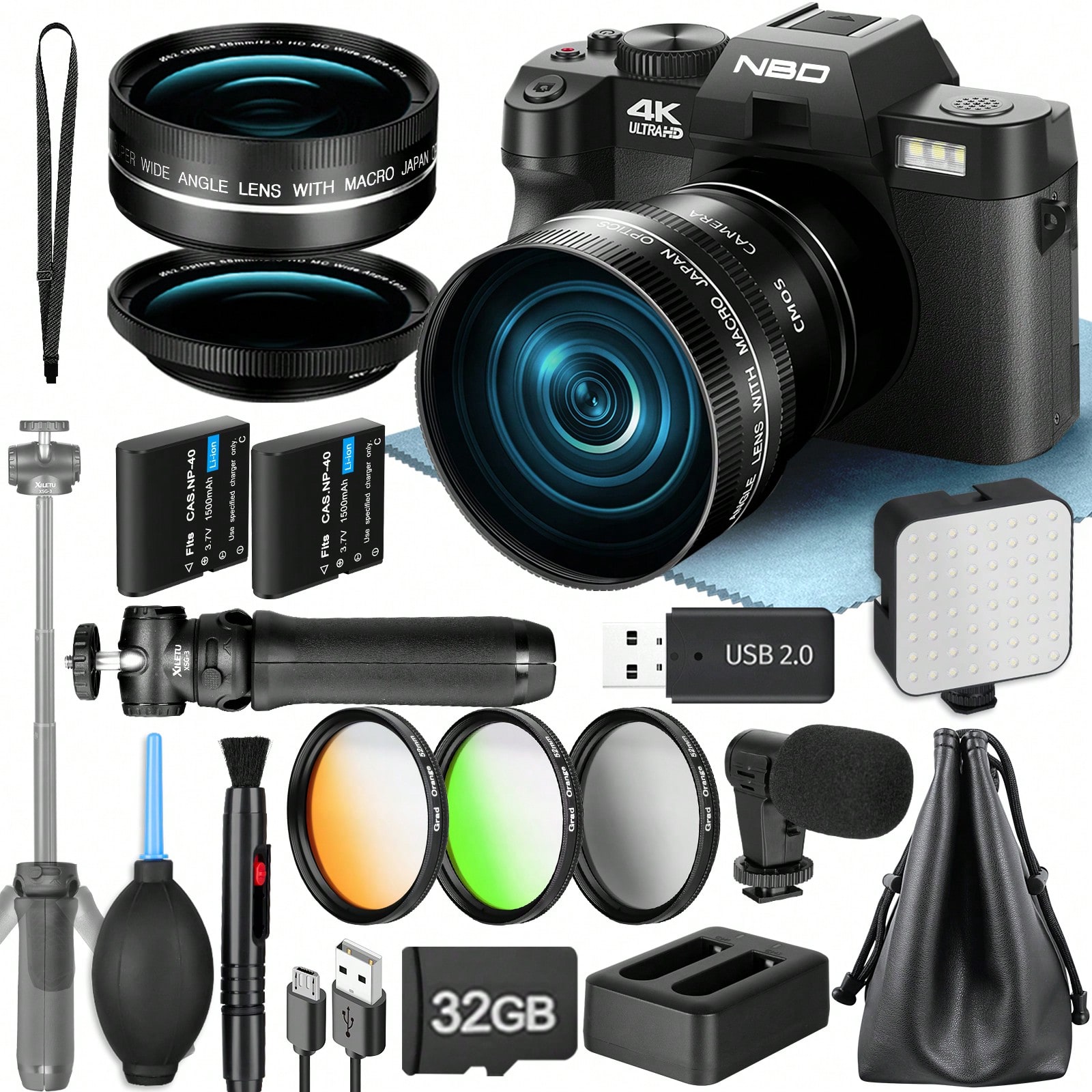 Beauty Makeup App - 4K Digital Cameras For Photography, 48MP