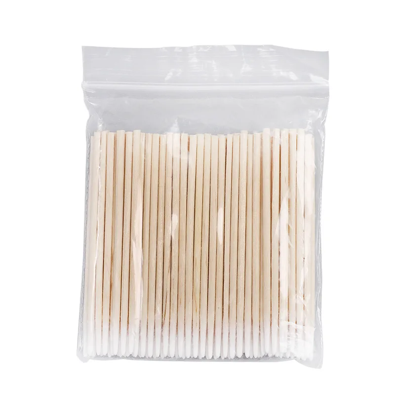 Beauty Makeup Tips - Cotton Swab with Wood Handle Small