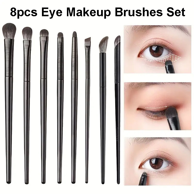 Beauty Makeup Eyeshadow - 8pcs Eyes Makeup Brushes Set Professional