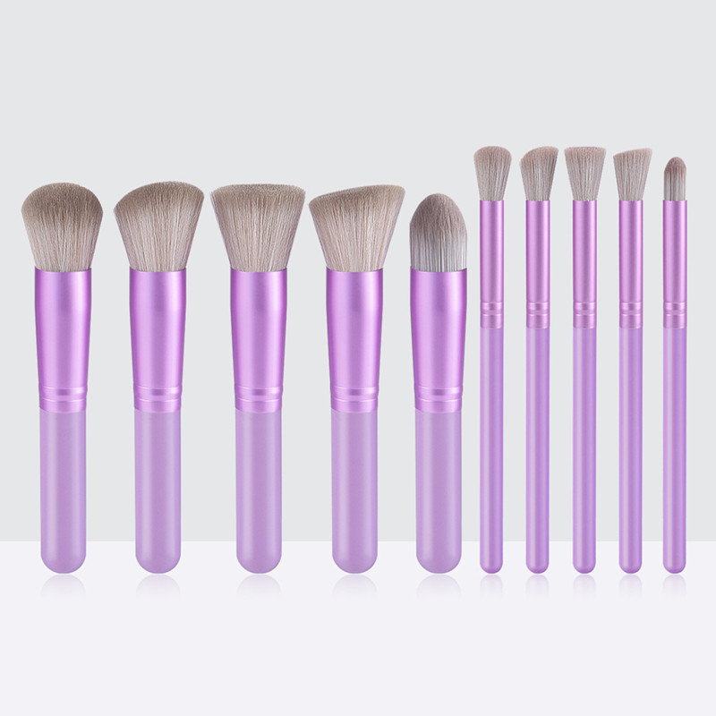 10PCs Minin Makeup Brush Set C - Huda Beauty Makeup Brush Set recension och pris