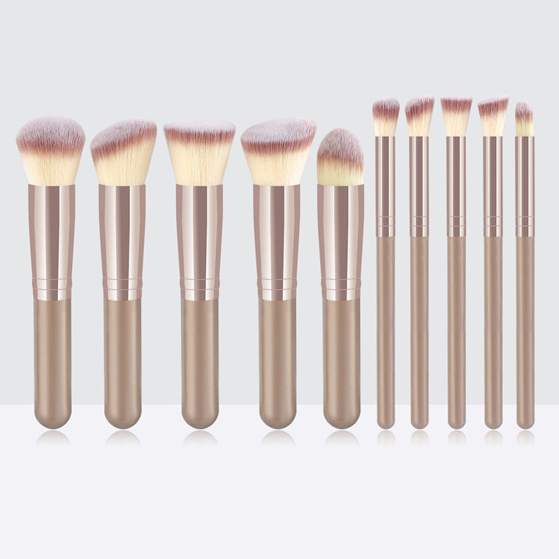 10PCs Minin Makeup Brush Set C - Huda Beauty Makeup Brush Set recension och pris