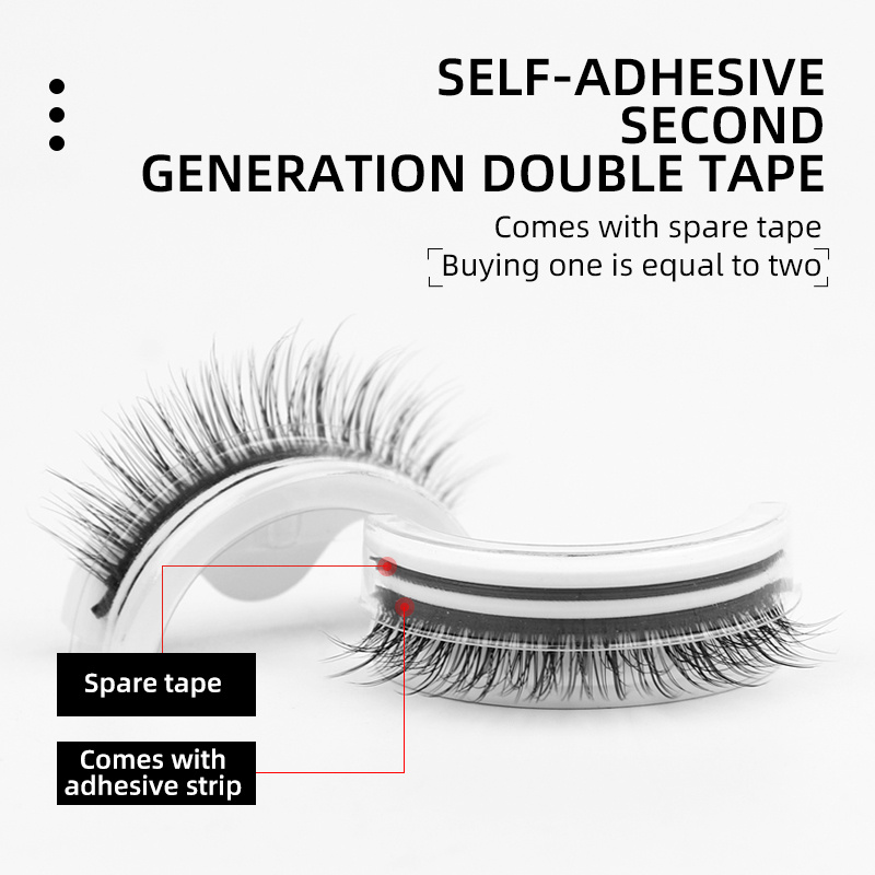 3D False Eyelashes Self-Adhesi - Beauty Makeup Look recension och pris