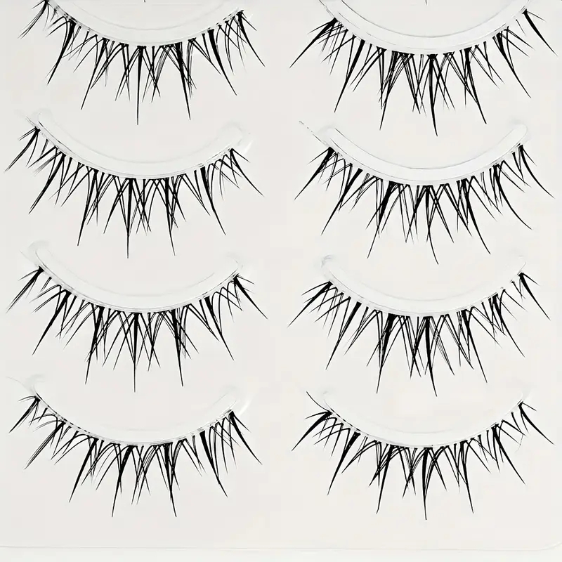 5 Pairs Transparent Stem Wavy  - Beauty Makeup Look recension och pris