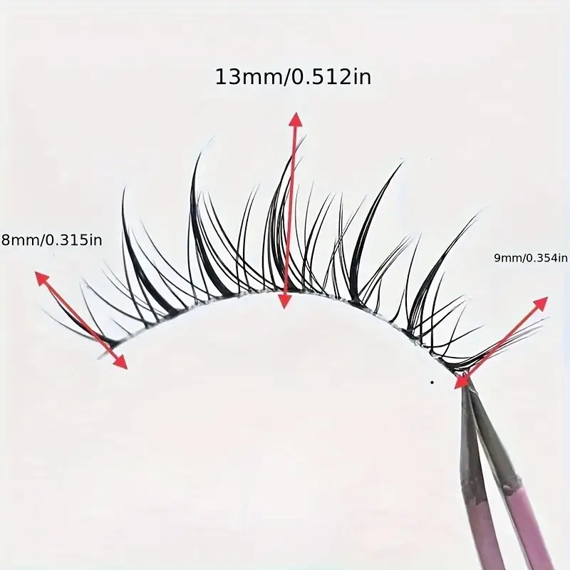 5 Pairs Transparent Stem Wavy  - Beauty Makeup Look recension och pris