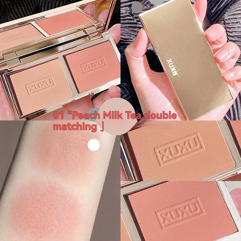 2-color Peach Blush Palette Na - Beauty Flower Makeup recension och pris