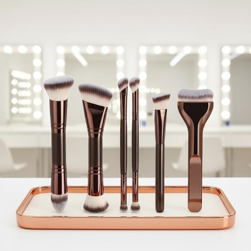 Double Head Face Makeup Brush  - Ms Beauty Makeup recension och pris