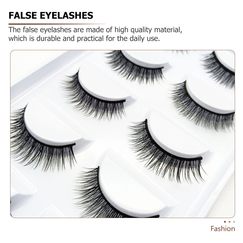 10Pairs Natural False Eyelashe - Beauty Makeup Look recension och pris