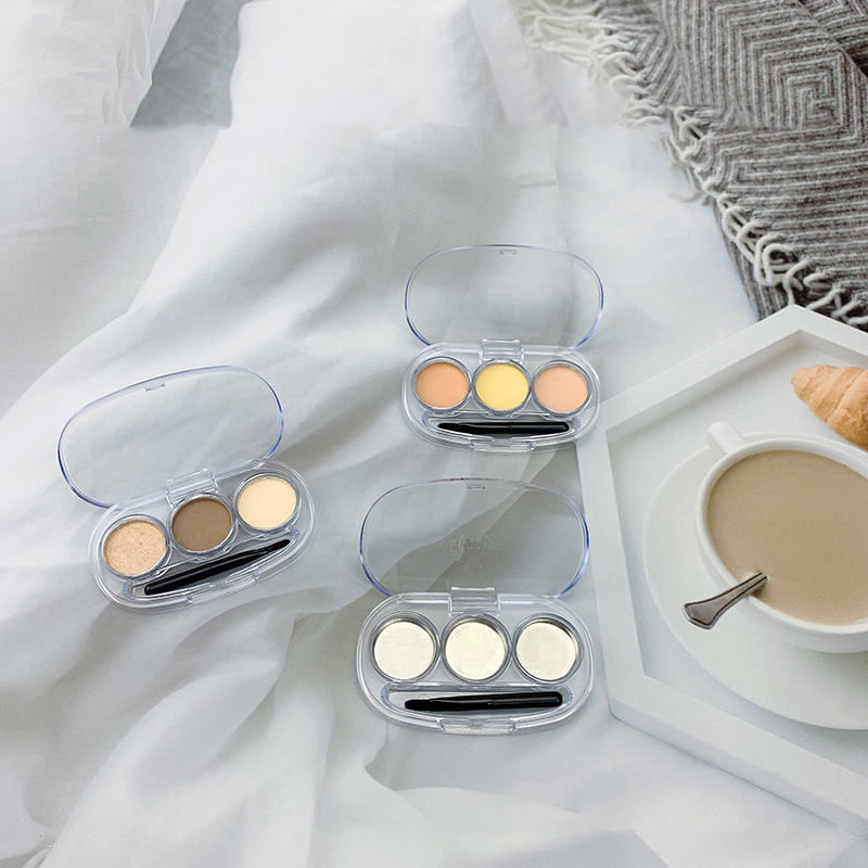 【3In1 Makeup Aluminum Palette  - Beauty Makeup Eyeshadow recension och pris