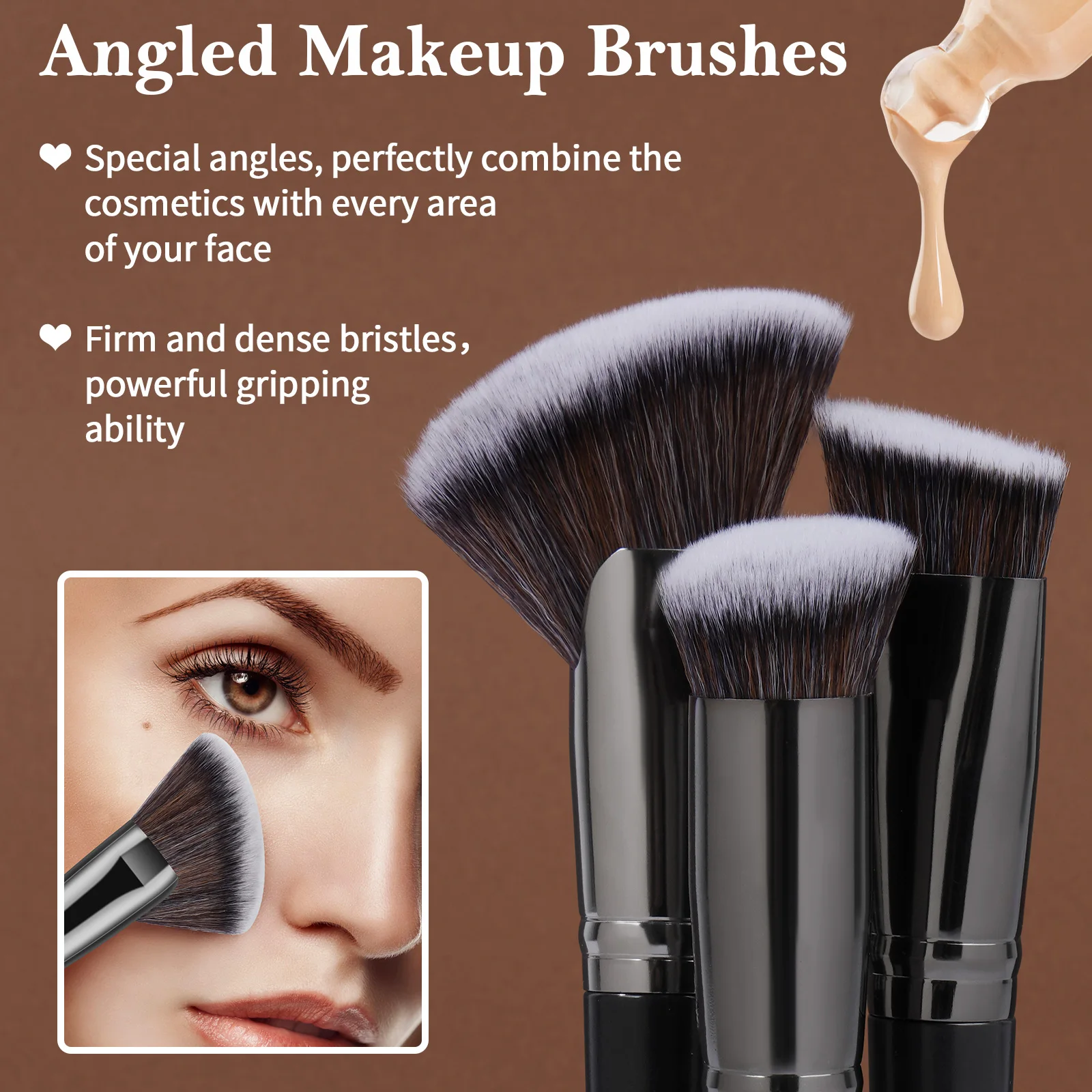 MAANGE Professional Gift Box 2 - Huda Beauty Makeup Brush Set recension och pris