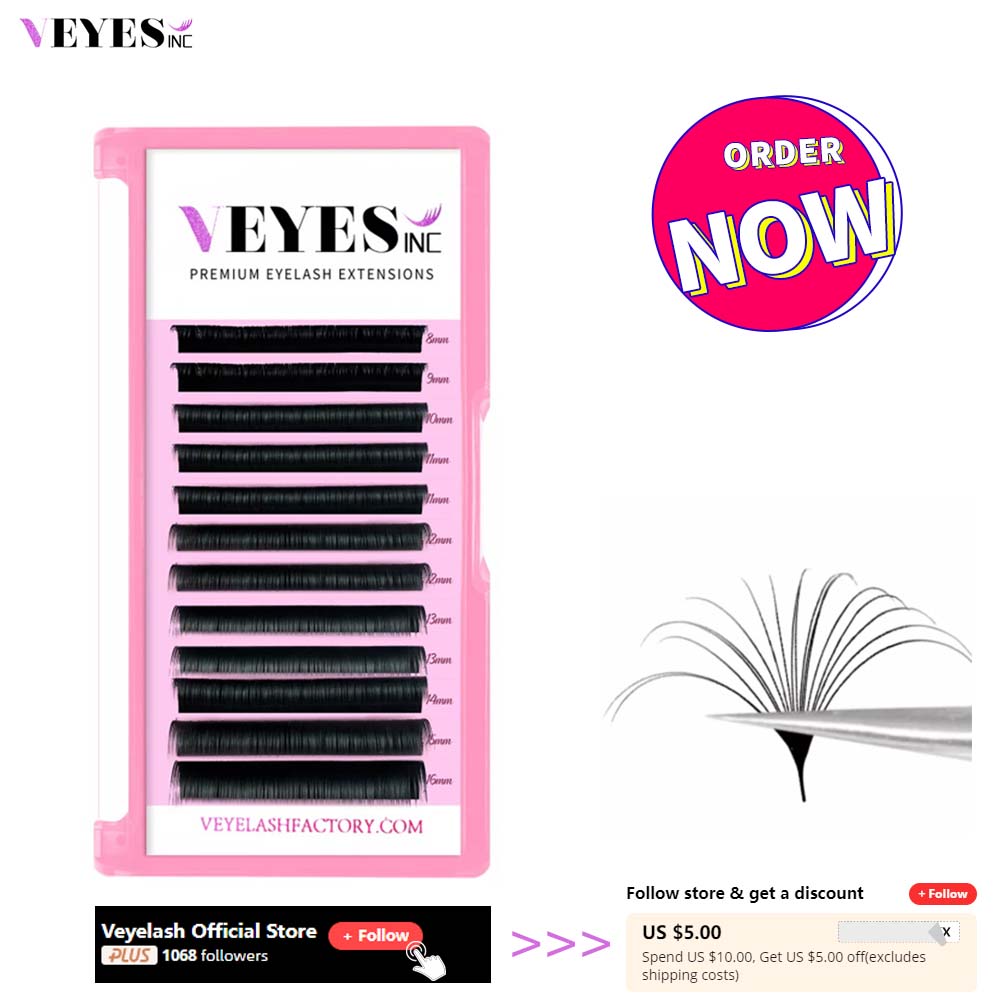 Veyes Inc Easy Fanning Eyelash - Beauty Flower Makeup recension och pris