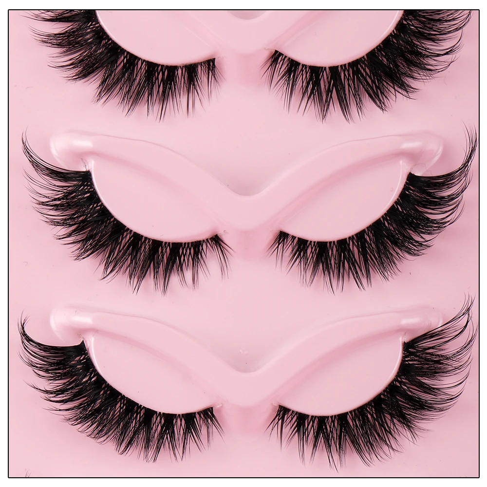 Cat Eye 5 Pairs 3D Natural Fal - Beauty Makeup Look recension och pris