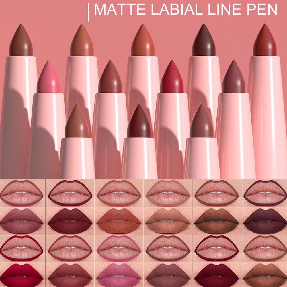 6Pcs Lipstick Lip Liner Pencil - Beauty Flower Makeup recension och pris