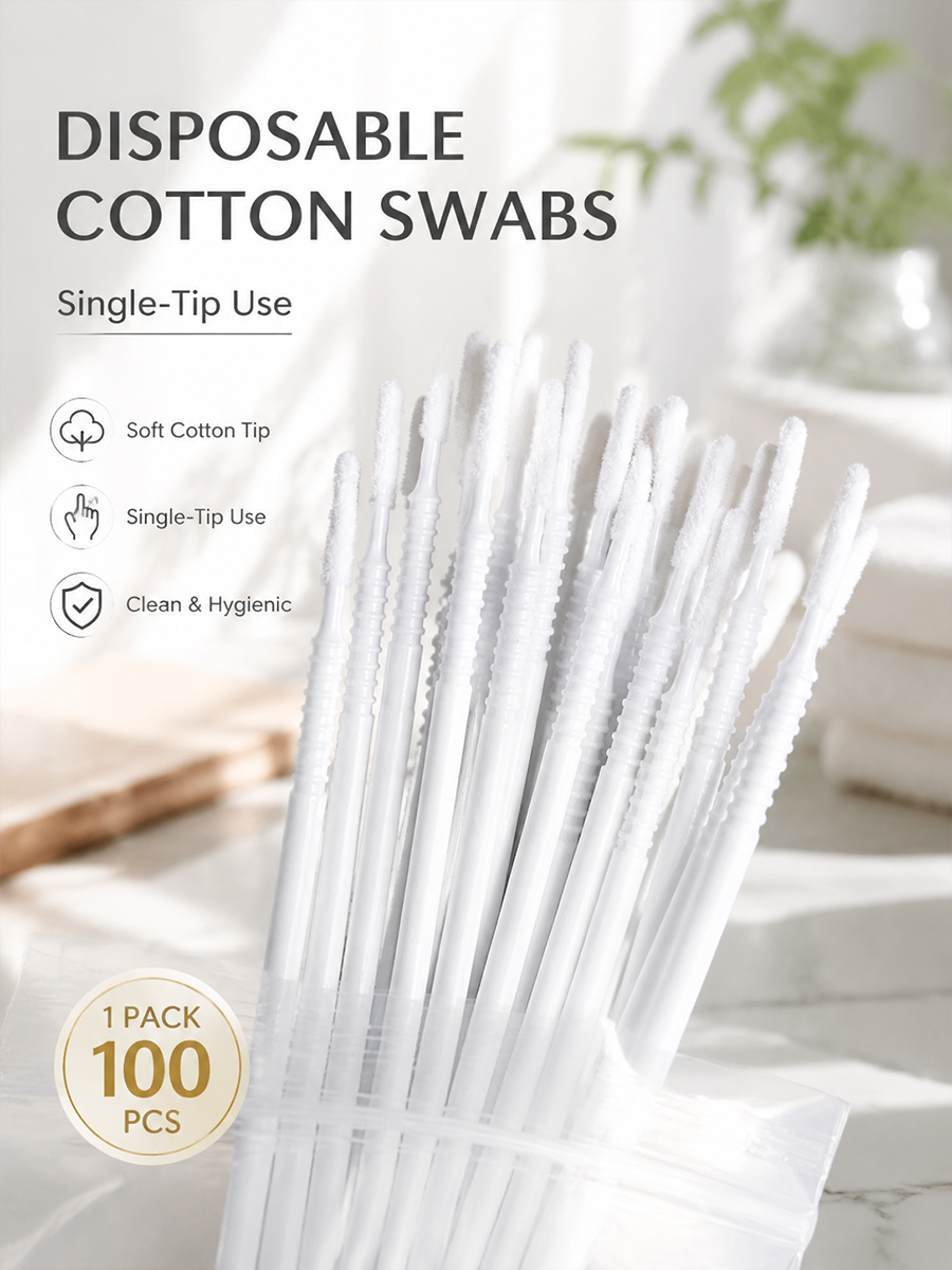 Disposable Long Cotton Swabs E - Beauty Makeup Tips recension och pris