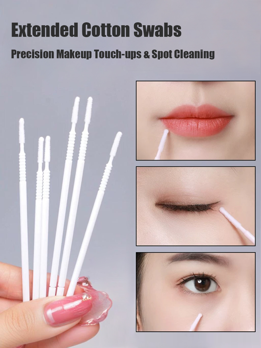 Disposable Long Cotton Swabs E - Beauty Makeup Tips recension och pris
