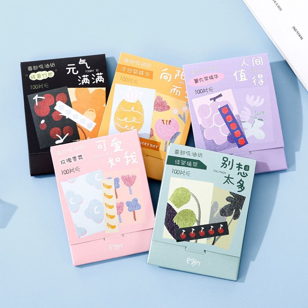 100Pcs Oil Removal Face Oil Bl - Kiss Beauty Makeup Remover recension och pris