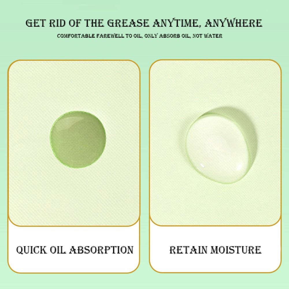 100Pcs Oil Removal Face Oil Bl - Kiss Beauty Makeup Remover recension och pris