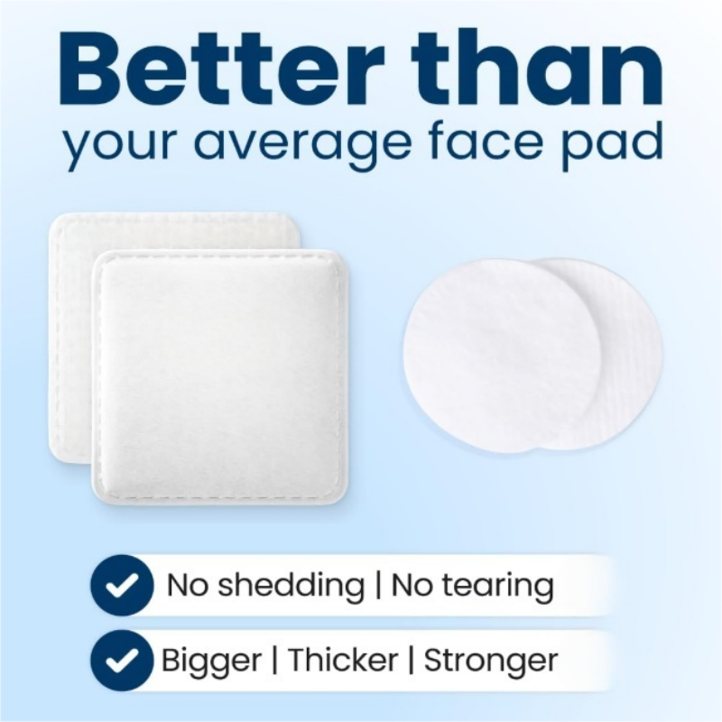 100pcs Large Cotton Pads for M - Kiss Beauty Makeup Remover recension och pris