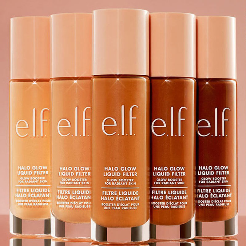 ELF 3 New Shades Halo Glow Liq - Beauty Makeup Look recension och pris