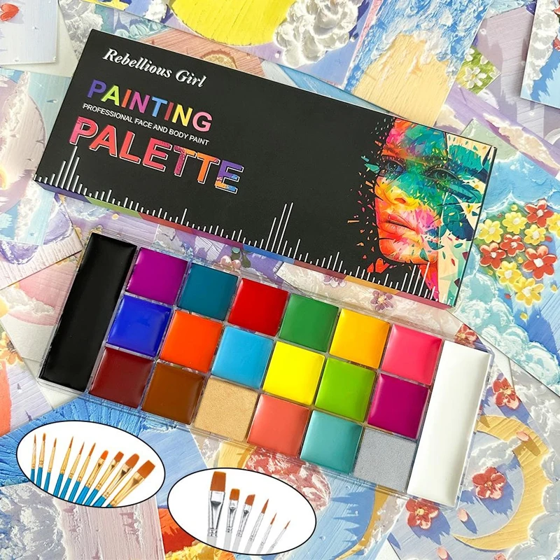 20 Colors Children's Adult Pai - Huda Beauty Makeup Brush Set recension och pris