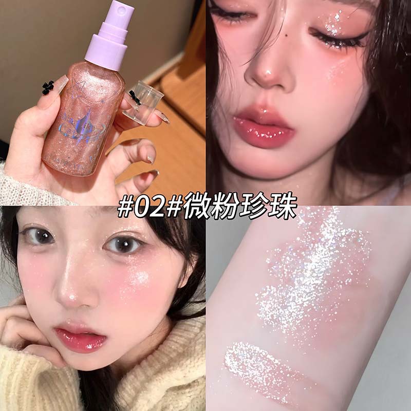 Body Glitter Spray Diamond Fin - Beauty Makeup Look recension och pris
