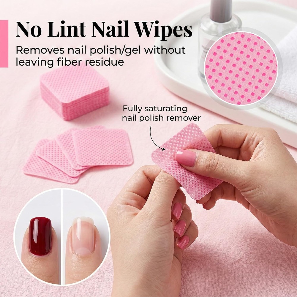 Lint Free Nail Wipes for Gel P - Eyelash Extension recension och pris