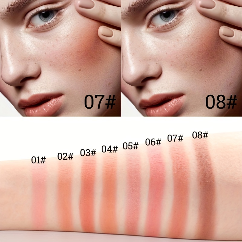 8-Color Matte Blush Palette Po - Beauty Flower Makeup recension och pris