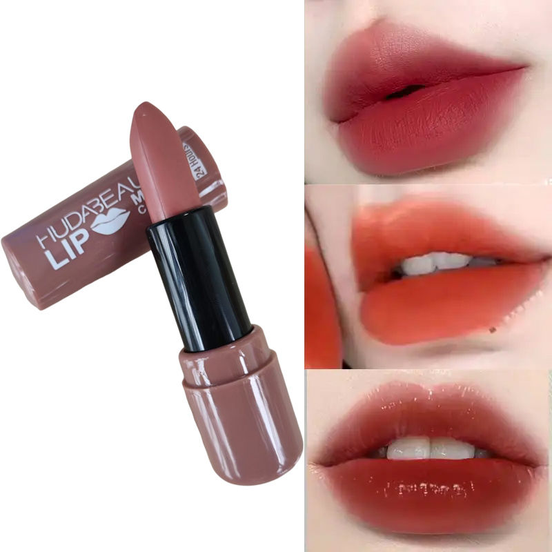 6 colors Lipstick Matte 3.8g H - Beauty Huda Makeup recension och pris