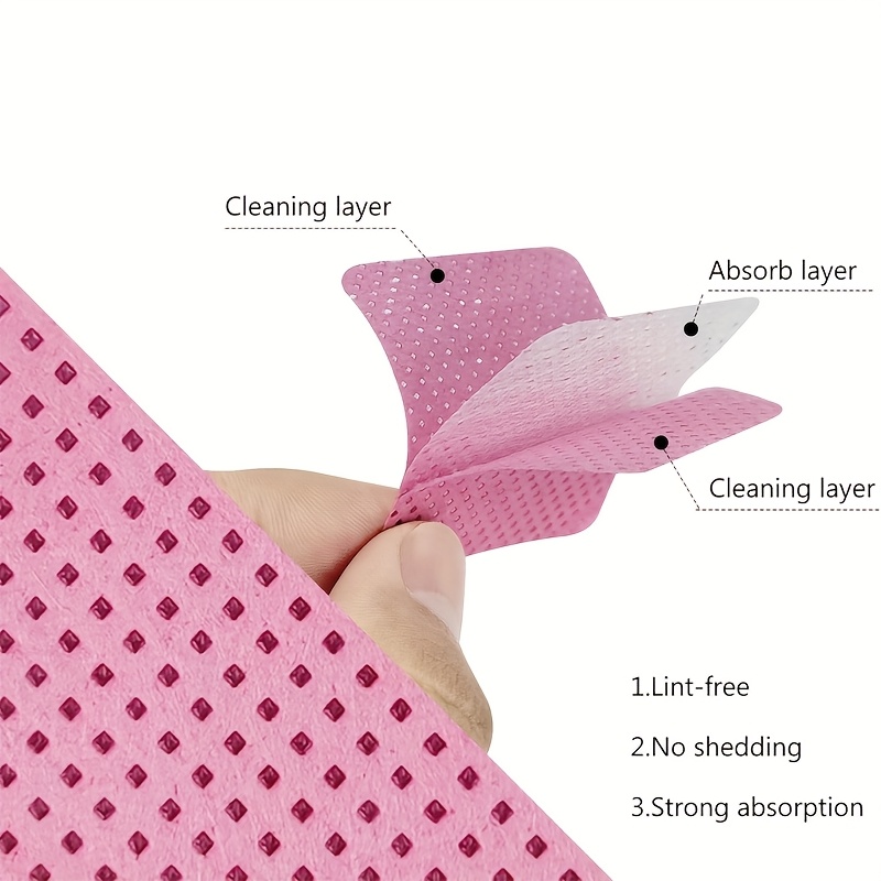 50/100/200pcs Lint-Free Nail W - Eyelash Extension recension och pris