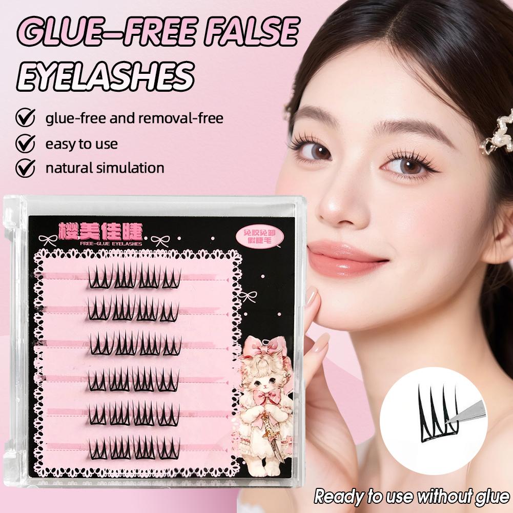 DIY Self Adhesive False Eyelas - Beauty Makeup Look recension och pris