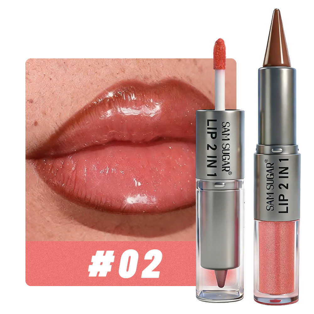 2 in 1 Lip Liner & Lip Gloss,  - Lip Gloss Plumping recension och pris