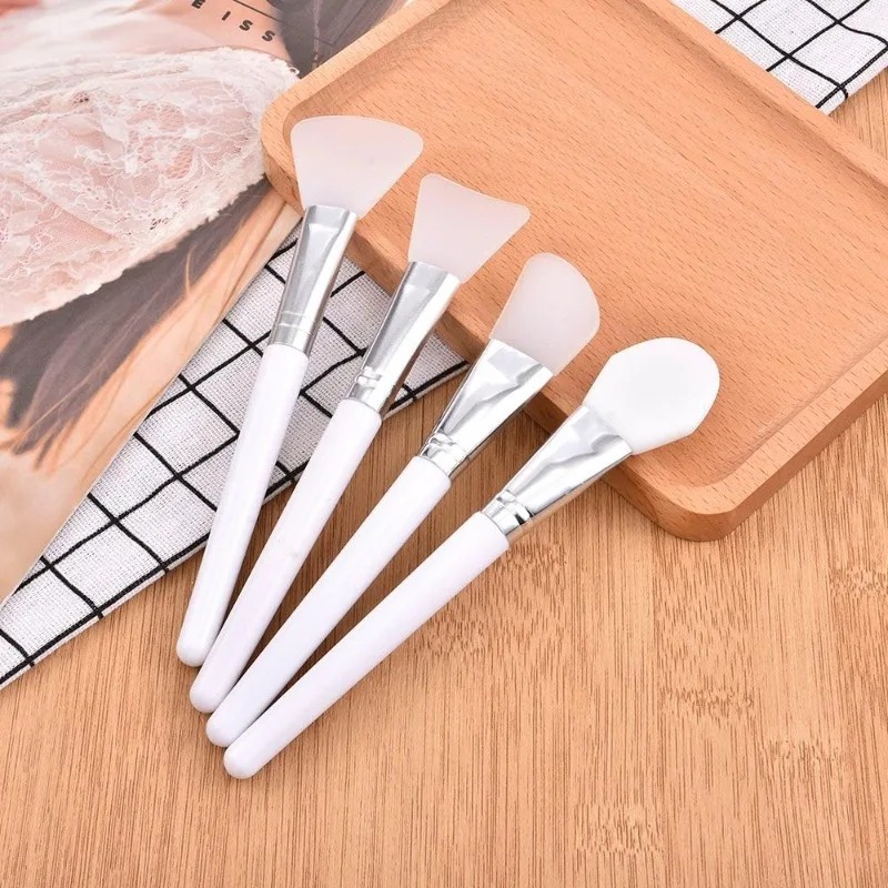 1/4Pcs Silicone Face Mask Brus - Huda Beauty Makeup Brush Set recension och pris