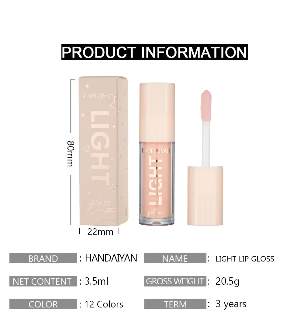 Lip Gloss Long Lasting Lip Bal - Lip Gloss Plumping recension och pris